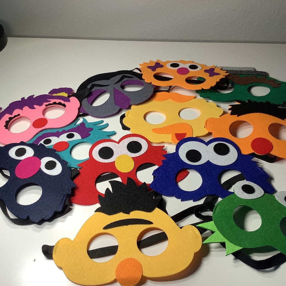Childrens Birthday Party Sesame Street 12pk